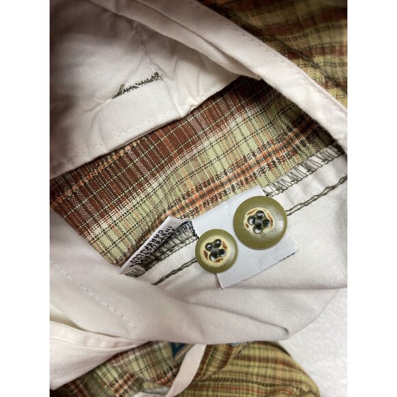 Tommy Bahama Relaxed Men's Cotton/Linen Shorts Sz 34 Multicolor Plaid Flat Front - Picture 10 of 13